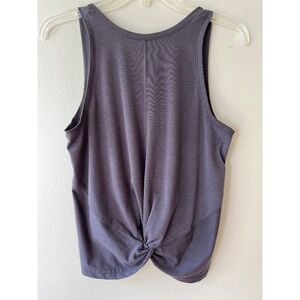 Athleta‎ Sz S Purple Matte Essence Twist Tank Crop Stretch Soft Pullover Shirt